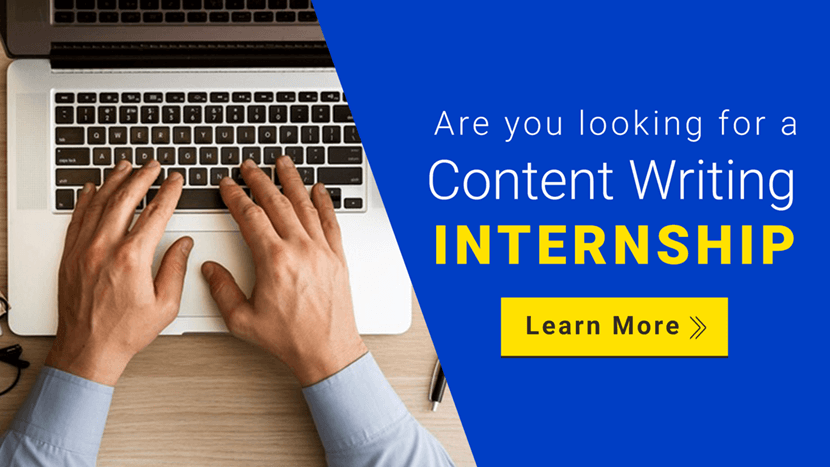 Content Writing Internship for freshers